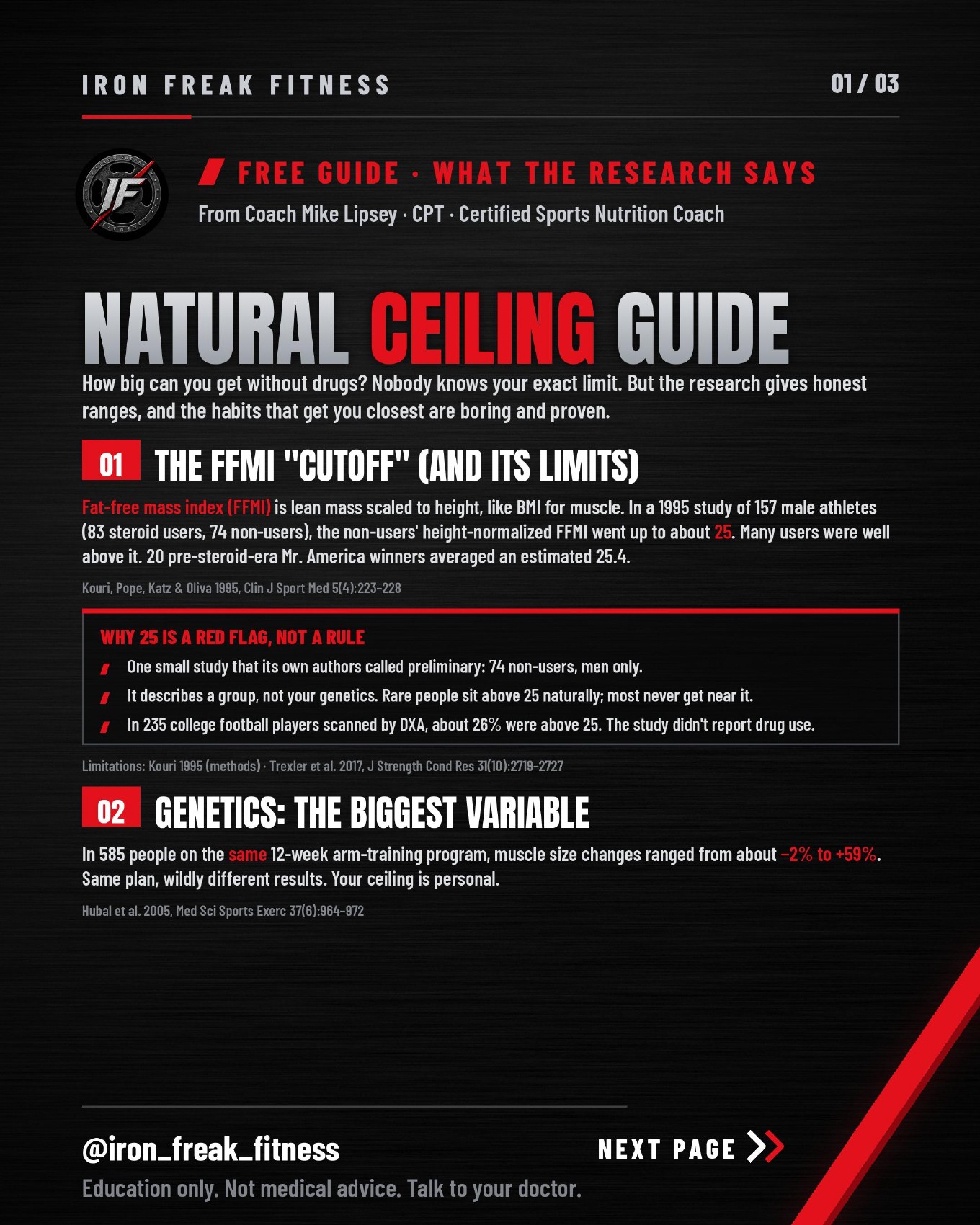 Natural Ceiling Guide page 1